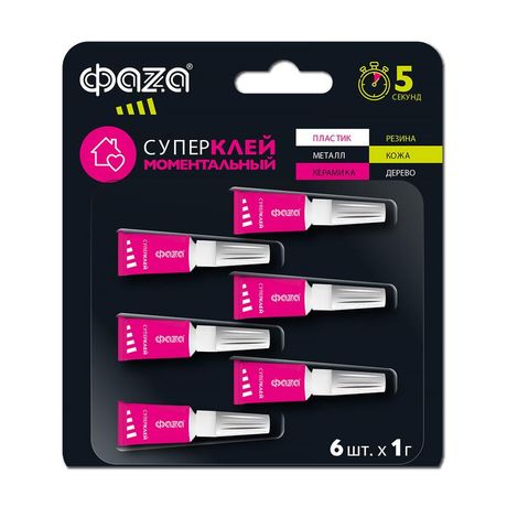 Супер-клей 1г GSp- 1x 6 BL-6 АКЦИЯ! | .5044036 ФАZA ФАЗА