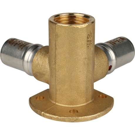 Тройник-пресс настенный с креплением 1/2'х16 для металлопластиковых труб - SFP-0015-001216 STOUT RG008S9C4P6BD1