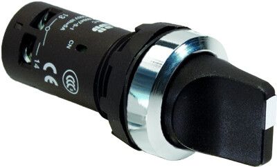 Переключатель C3SS1-30B-02 3-х позиционный черный 2НЗ с фиксацие й | 1SFA619210R3056 ABB