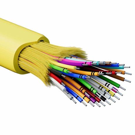 Кабель волоконно-оптический распределительный арамидные упрочняющие нити для внутренней прокладки нг(А)-HF 32 ОВ категорияOS2(G.652.D) плотный буфер 0.4кН барабан 2000м DKC RNDT9C32YL01 ДКС