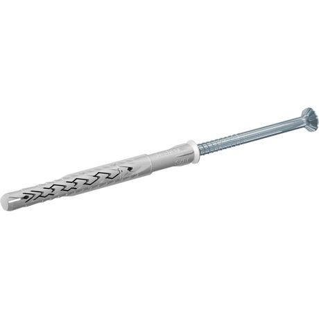 Дюбель фасадный с шурупом 10х260 SXRL T потайной бортик, нейлон, потайная головка (50шт) - 522707 Fisher