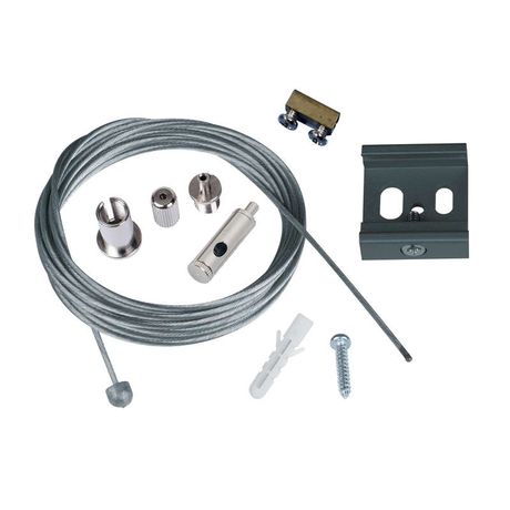 Набор для подвесного монтажа трехфазных шинопроводов Регулируемая длина Цвет серебряный UFB-H42 SILVER 1 POLYBAG - UL-00002394 Uniel