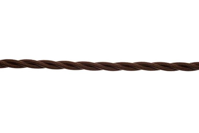 Провод ретро 2х2.5 матов. корич. (уп.150м) Bironi B1-425-72-150