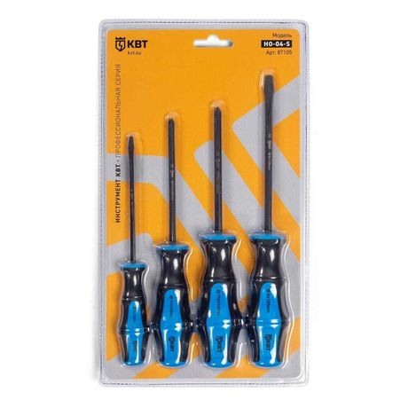 Набор отверток из стали S2 "Мастер" НО-04-S | 87105 КВТ
