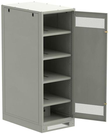 Шкаф LINEA B (пустой) 1700х600х950мм металлическая дверь серый - LB35-17H69-M IEK