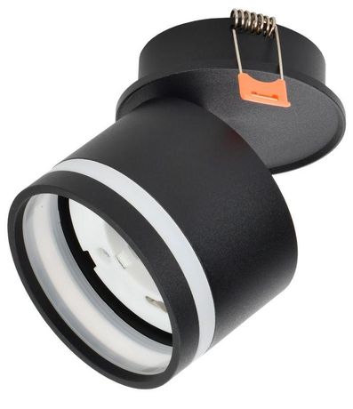 Светильник 4033 встраиваемый декоративный поворотный под лампу GX53 черный - LT-UVB0-4033-GX53-1-K02 IEK