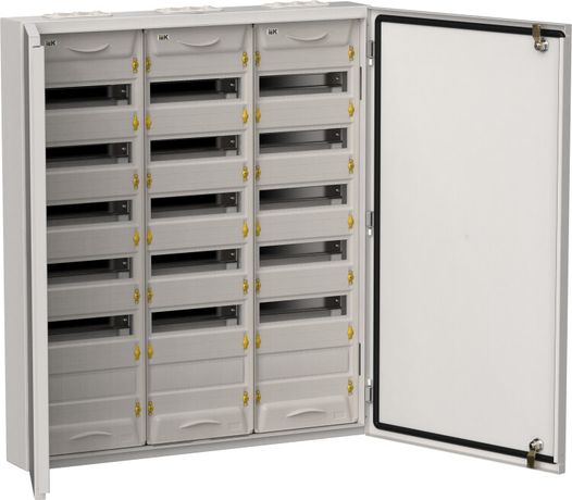 Корпус ЩРн-216 (3х72) TITAN 5 960х830х140 IP54 метал. сер. IEK TI5-50-N-3X072-54-7035