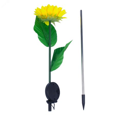 Светильник светодиодный садовый USL-S-814/PT700 SUNFLOWER Подсолнух 8LED тепл. бел. IP44 на солнечн. батарее аккум. 1хAA Ni-Mh (в компл.) Uniel UL-00009378