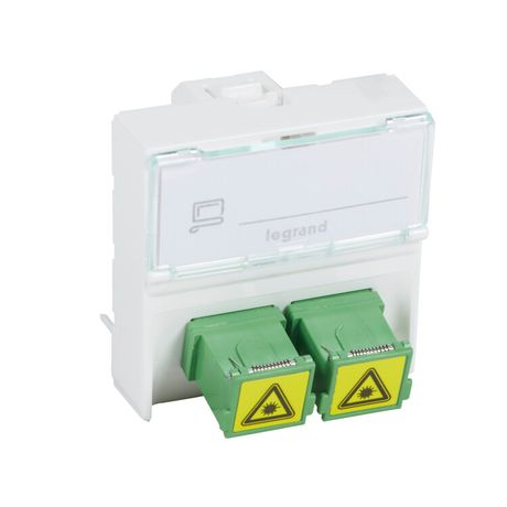 Розетка СП FO Mosaic 2 SC/APC Leg 078614 Legrand