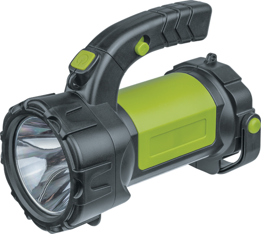 Фонарь светодиодный NPT-SP24-ACCU 3Вт+10LED 300лм 300м аккумуляторный прожектор+кемпинг пластик 2.4Ач - 14510 Navigator 23020
