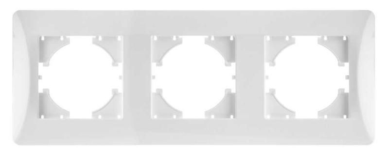 Рамка 3-местная Ugra, белый - С1130-001 GUSI