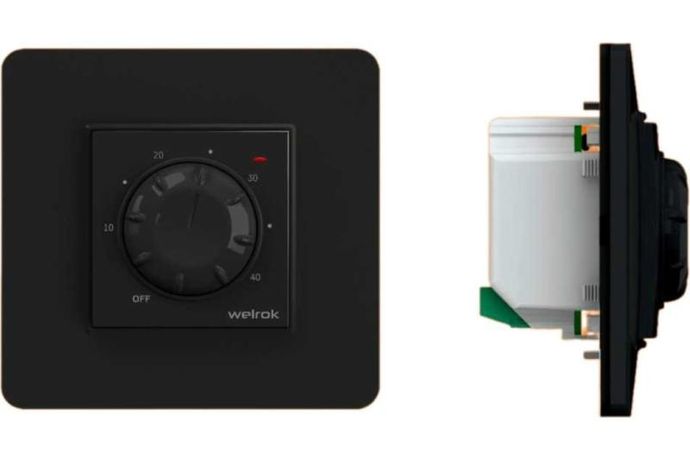 Терморегулятор для теплого пола Welrok rtp bk - 4660251140557