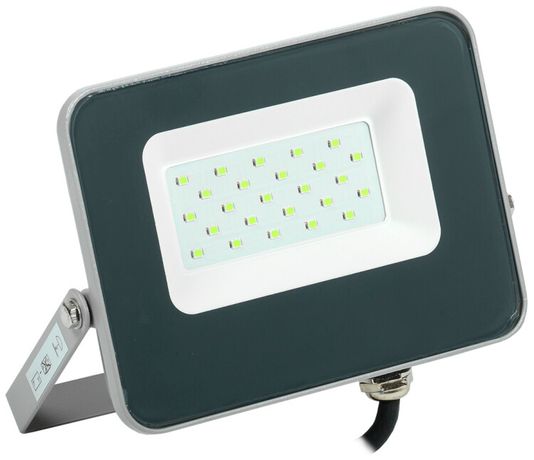 Прожектор светодиодный СДО 07-20G green IP65 серый | LPDO7G-01-20-K03 IEK