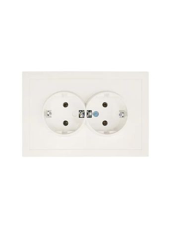 Розетка 2-мест. с/з СП ZIMA IP20 16А ПБТ безвинт. зажим слон. кость LEZARD 704-9000-127BQC