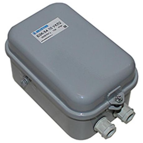 Блок зажимов контактных БЗК-54.8 УХЛ2 380В/50Гц 10А 8 клемм IP54 Электротехник ET003645