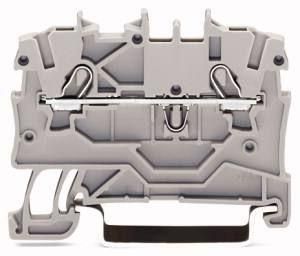 Клемма двухпроводная проходная 0.14-1(1.5)мм.кв оранжевая - 2000-1202 Wago