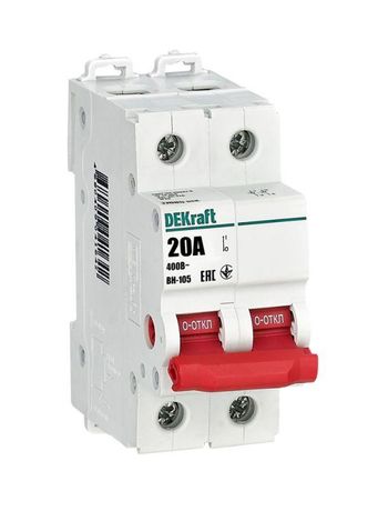 Выключатель-разъединитель ВН-105 ВН105-2P-020A DEKraft 17085DEK APC