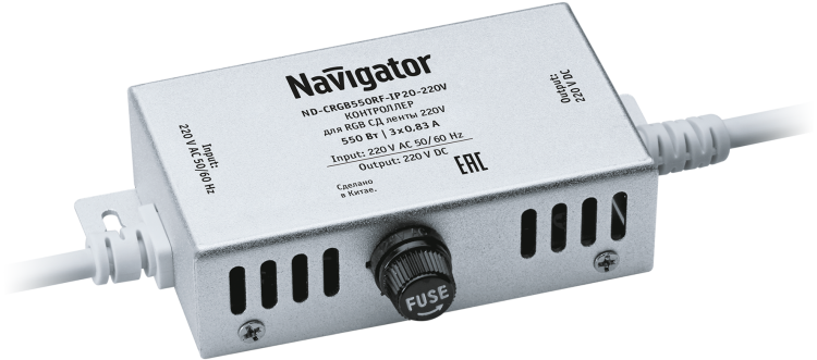 Контроллер 14 523 ND-CRGB550RF-IP20-220V |14523 |Navigator