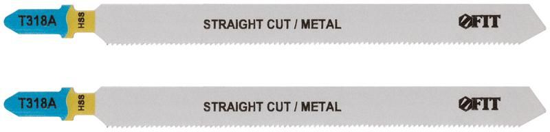 Полотно пометаллу HSS фрезерованные волнистые зубья 132/106/1.2мм (T318A) (уп.2шт) FIT 40911 РОС