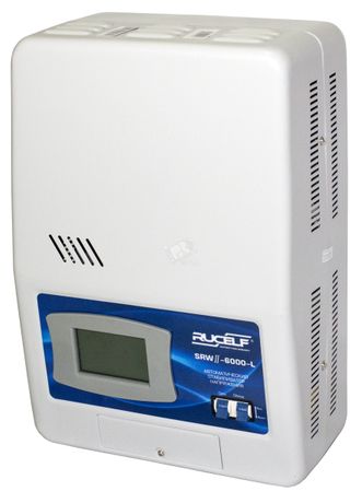 Стабилизатор напряжения RUCELF 2 поколения релейный однофазный 6 кВА навесной - SRWII-6000-L