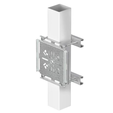 Монтажная пластина 226х226х15 мм, горячеоцинкованная | BMF1810HDZ DKC ДКС