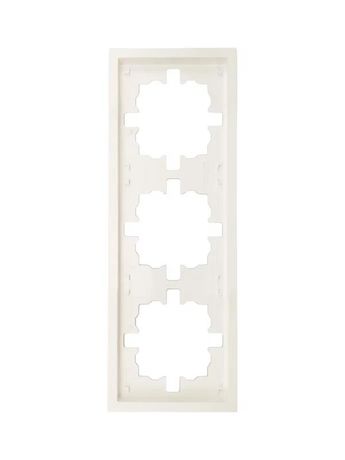 Рамка 3-мест. горизонт. ZIMA слон. кость LEZARD 704-9000-148