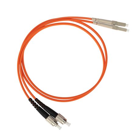 Патч-корд оптический переходной (MM), 50/125 (OM2), LC/UPC-FC/UPC, (Duplex), LSZH, 1м | 50-3267 REXANT MEET