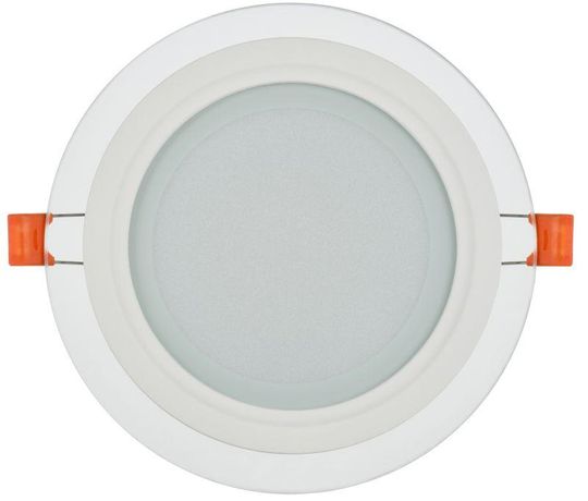 Светильник светодиодный встраиваемый ДВО 1621 со стекл. круг 12Вт 4000К IP20 серия LIGHTING | LDVO0-1621-12-4000-K01 IEK