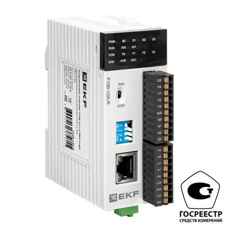 Контроллер программируемый F100 12 в/в PRO-Logic (с поверкой) | F100-12A-R-V EKF