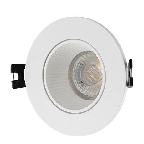 Светильник светодиодный встраиваемый DK3061-WH , IP20, 10Вт, GU5.3, LED, белый/белый, пластик | DENKIRS