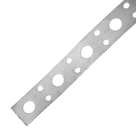 Лента перфорированная прямая 20х0.55 цинк 25м Tech-Krep/Zitar 123881