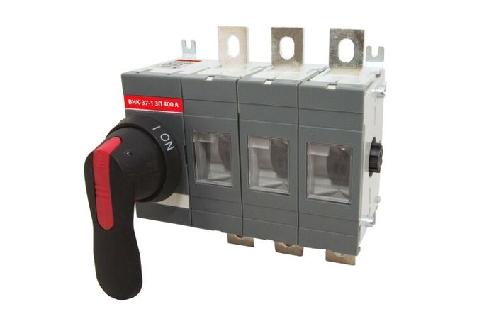 Рубильник ВНК-37-1 3П 400А с установленной фронтальной ручкой управления | SQ0744-0005 TDM