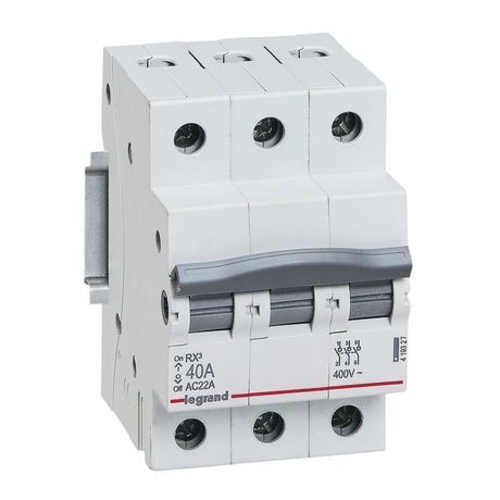 Выключатель разъединитель 3п 40А RX3 ИЭК Leg 419327 Legrand
