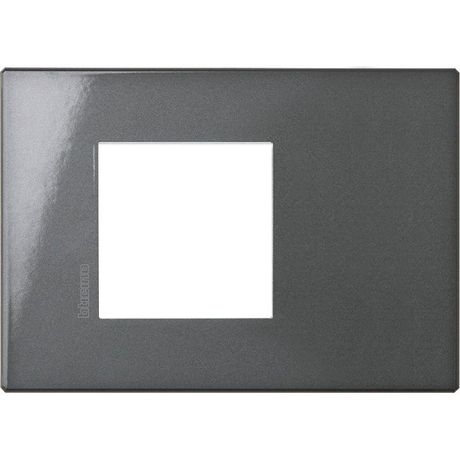 Рамка 2мод. Axolute Air декоративная итальянская модульность антрацит Leg BTC HW4819HS Legrand