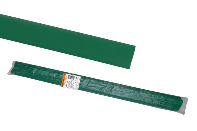 Термоусаживаемая трубка ТУТнг 12/6 зеленая по 1м (50 м/упак) | SQ0518-0225 TDM