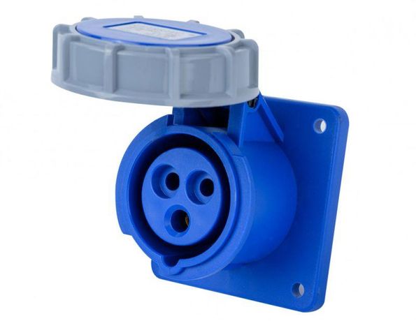 Розетка для скрытой проводки 2Р+РЕ 32А 220В IP67 РЩ-103 | 26267DEK DEKraft APC