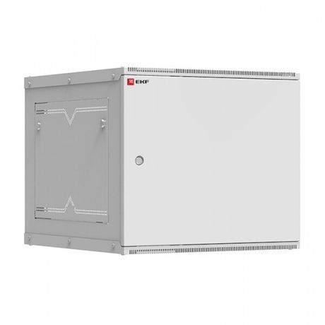Шкаф телекоммуникационный настенный разборный 9U (600х650) дверь металл, Astra A серия EKF Basic | ITB9M650D
