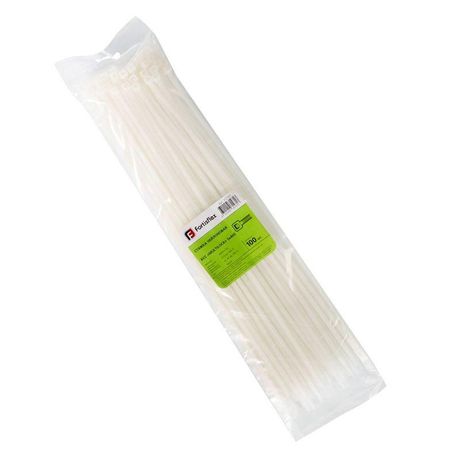 Стяжка нейлоновая КСС «MULTILOCK» 5х400 (бел) (100шт) | 102309 Fortisflex КВТ