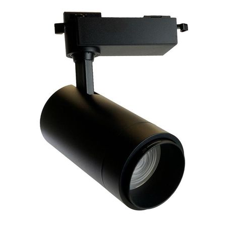 Светильник светодиодный трековый на шинопровод ДПО-30w 4000К 2100Лм черный с регулируемым углом освещения 15-60 гр. - AL137 51178 FERON