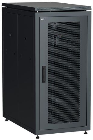 Шкаф напольный сетевой 19'' LINEA N 28U 800х1000мм перфорированная передняя дверь. задняя черный - LN05-28U81-PP IEK