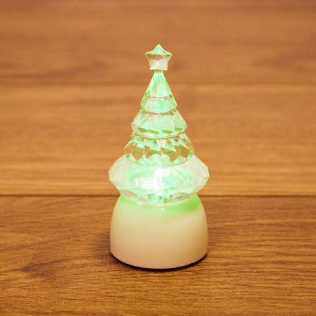 Фигура светодиодная "Елочка Кристалл" 1LED RGB 0.1Вт IP20 на подставке элементы питания 3хAG13(LR44) (в компл.) Neon-Night 501-051