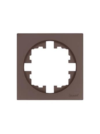 Рамка 1-м OSEN горизонт. квадрат шоколад LEZARD 743-7300-146