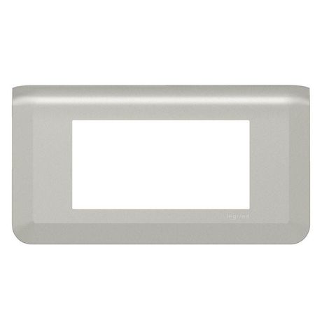 Рамка - Mosaic 4 модуля алюминий | 079314L Legrand