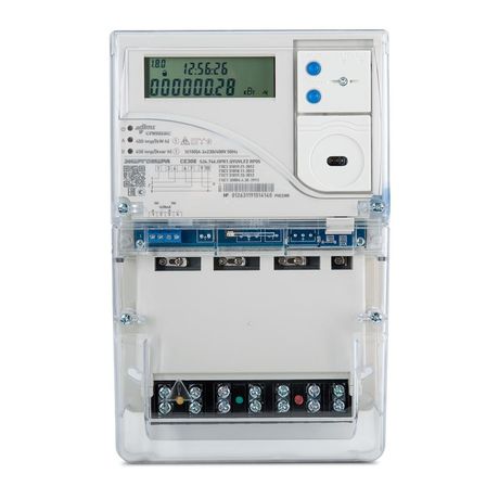 Счетчик трехфазный многофункциональный CE308 S34.746.OG.QYUVLFZ NB02 SPDs с модулем связи GSM 2G+Nb-Iot (РЭБ) - 101005007013435 Энергомера