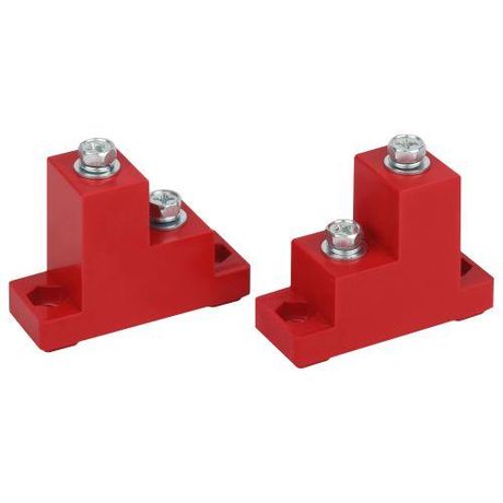 Изолятор ступенчатый шинный NO-224-156 ИС2-25 (М8) с болтами 7,5кВ - Б0065697 ЭРА