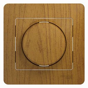 Светорегулятор (диммер) СП Glossa 600Вт/В.А универс. в сборе дерево дуб SchE GSL000536 APC