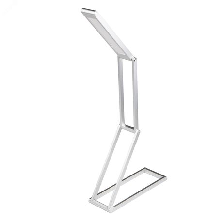 Светильник настольный трансформируемый TLD-556 Silver/LED/105Lm/6500K 3Вт встроен. аккум. 1000мАч механ. выкл. Uniel UL-00003649 TLD-556-0001
