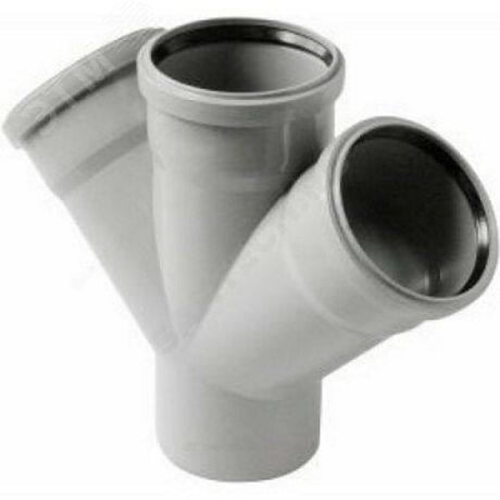Крестовина 110/110/110х45 градусов для внутренней канализации - 27111110 VALFEX 21653