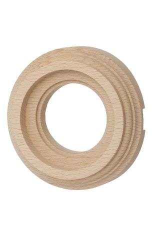 Рамка 1-м ОП Лизетта ретро на бревно 200мм бук натурэль Bironi BFC20-610-10