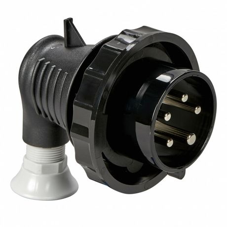 Вилка кабельная угловая 16А 3PNE 480-500В винт. IP67 SchE 81783 APC